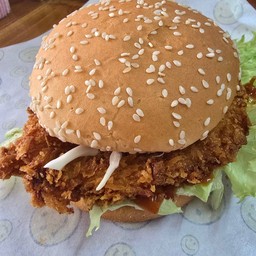 เบอร์เกอร์ไก่กรอบ