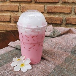 นมชมพูเย็น