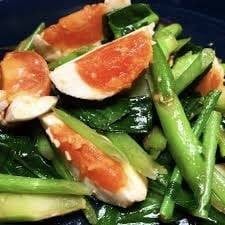 กับ/คะน้าไข่เค็ม