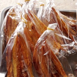 ปลาบ้วงเค็มทอด