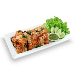 L ปีกไก่ทอดตะไคร้