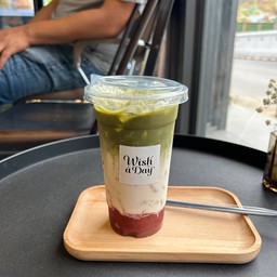 Strawberry Matcha Latte