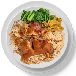 ข้าวราดขาหมู (กล่อง)