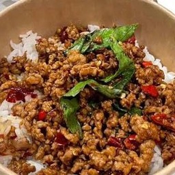 ข้าวกระเพราหมูสับ