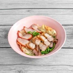 บะหมี่เกี๊ยว ข้าวหมูแดงหมูกรอบ (ราชากาแฟ) ลาซาล8-10