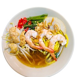 Singapore Prawn Noodle新加坡虾面 ก๋วยเตี๋ยวกุ้งสิงคโปร์
