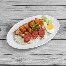 ข้าวหมูกรอบ