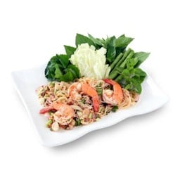 L ลาบขนมจีน