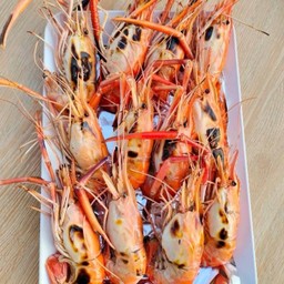 กุ้งเผาใหญ่1โล[11-13ตัวโล]