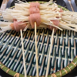 เห็ดพันเบคอนไก่