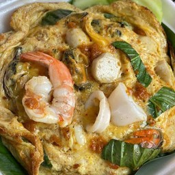 ข้าวห่อหมกทะเลไข่ข้น(พิเศษ)