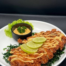 ไก่กรอบซอสมะนาว