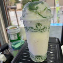 มะพร้าวนมสดปั่น ท็อปลอดช่อง