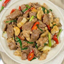 ผัดน้ำมันหอย เนื้อวัว