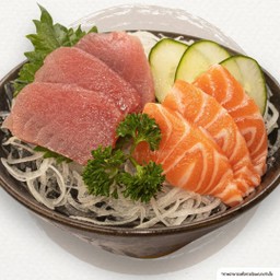 ซาชิมิแซลมอน+ทูน่า