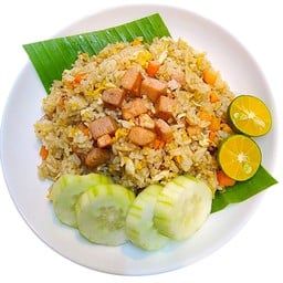 Luncheon Meat Fried Rice 午餐肉炒饭 ข้าวผัดแฮม