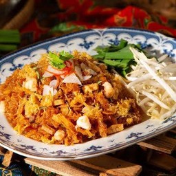 หมี่กรอบทรงเครื่องมังสวิรัติ