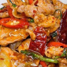 ผัดพริกเผาหมู