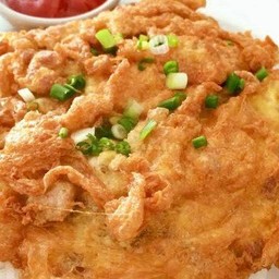 ข้าวไข่เจียวธรรมดา 2ฟอง