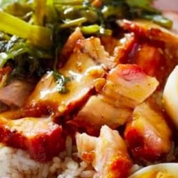 ข้าวหมูแดงหมูกรอบ@พี่ฝน (ครัวคุณแม่) ดอนหัวฬ่อ