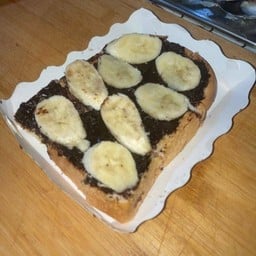 ปังปิ้ง ( เนย - ช็อกโกแลต - กล้วย )