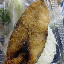 ข้าวสวย+ปลาทอด