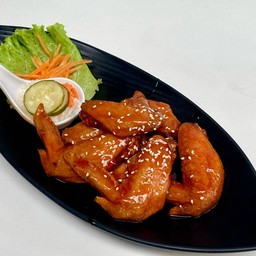 ปีกไก่ซอสแดง