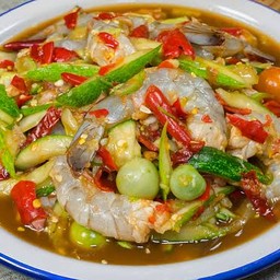 ตำแตง กุ้งสด
