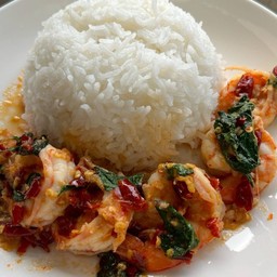 กระเพรามั้ย🍳(กระเพราพริกแห้ง)