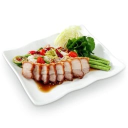 L ตำซั่วหมูกรอบ
