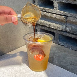 Leney Fizz coffee (honey lemon coffee)