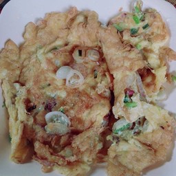 ไข่เจียวทรงเครื่องหมูสับ ราดข้าว