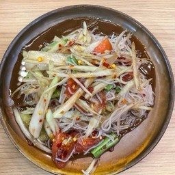 ตำซั่ว | Som Tum Sua With Rice Noodles | 米粉木瓜沙拉