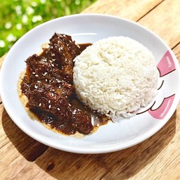 ข้าวไก่ต้มโค้ก