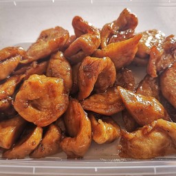 หมูหวานซีอิ๊วโบราณ(หมู plant-based)