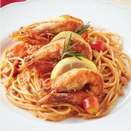 P3.สปาเก๊ตตี้กุ้งพิ้งค์ซอส