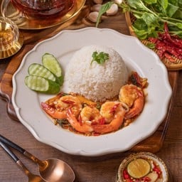 E2 ข้าวกระเพรากุ้ง