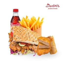 Chicken Kebab with Fries 1xChicken Spring Roll & 2xNuggets Value Set [อร่อยซ่ากับโค้ก]