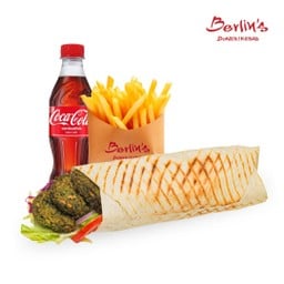 Doner Wrap V Falafel 12 Inches ดูรัมฟาลาเฟล มังสวิรัต 12นิ้ว Set [อร่อยซ่ากับโค้ก]