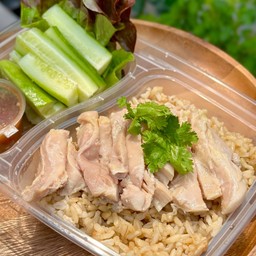 ข้าวมันสะโพกไก่ไร้หนัง