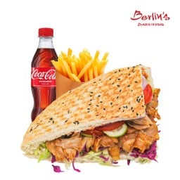 Doner Kebab Chicken Regular Size เคบับเนื้อไก่ Sandwich  Set [อร่อยซ่ากับโค้ก]