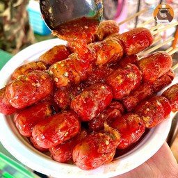 Set 3 ไม้ ไส้กรอกแดง ย่าง ในตำนาน