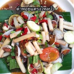 ตำไหลบัวหอยแครง