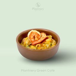 มักกะโรนีอบชีสกุ้ง