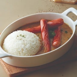 R22.ข้าวแกงกะหรี่ไส้กรอก