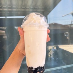 มะพร้าวปั่นนมสด