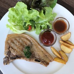 พอร์คชอปพริกไทยดำ