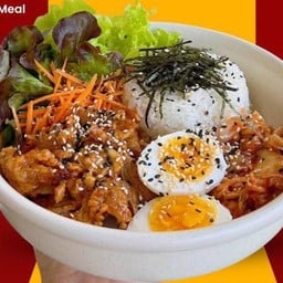 ข้าวผัดน้ำพริก โฮมเมด ร้านพี่สา (ข้าวหน้าไก่เทอริยากิ / ข้าวหน้าไก่นิวออลีนส์ / ข้าวยำเกาหลี / ข้าวหน้าหมูย่างเกาหลี / ข้าวคลุกน้ำพริกหมูผัดโคราช)