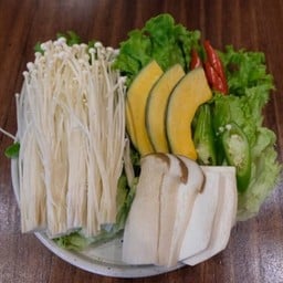 (ท็อปปิ้ง) ชุดผักรวม ปิ้งย่าง