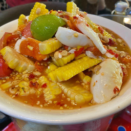 ตำข้าวโพดไข่เค็ม ไม่ปลาร้า
